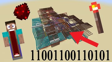 Fibonacci Calculator and Counter in Minecraft to Teach Binary Basics