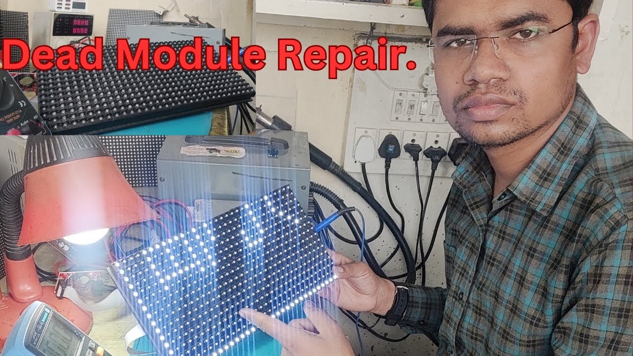 Led Screen Dead Modules How to repair a single colour module | Led wall Dead module. - YouTube