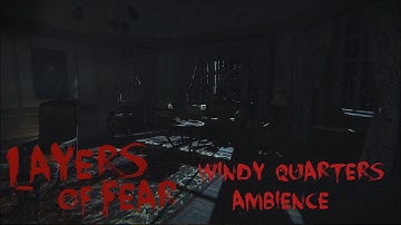 Howling Wind in a Dark Room | Ambience | Layers of Fear | Gusts & Gales | Atmosphere | 8 Hours