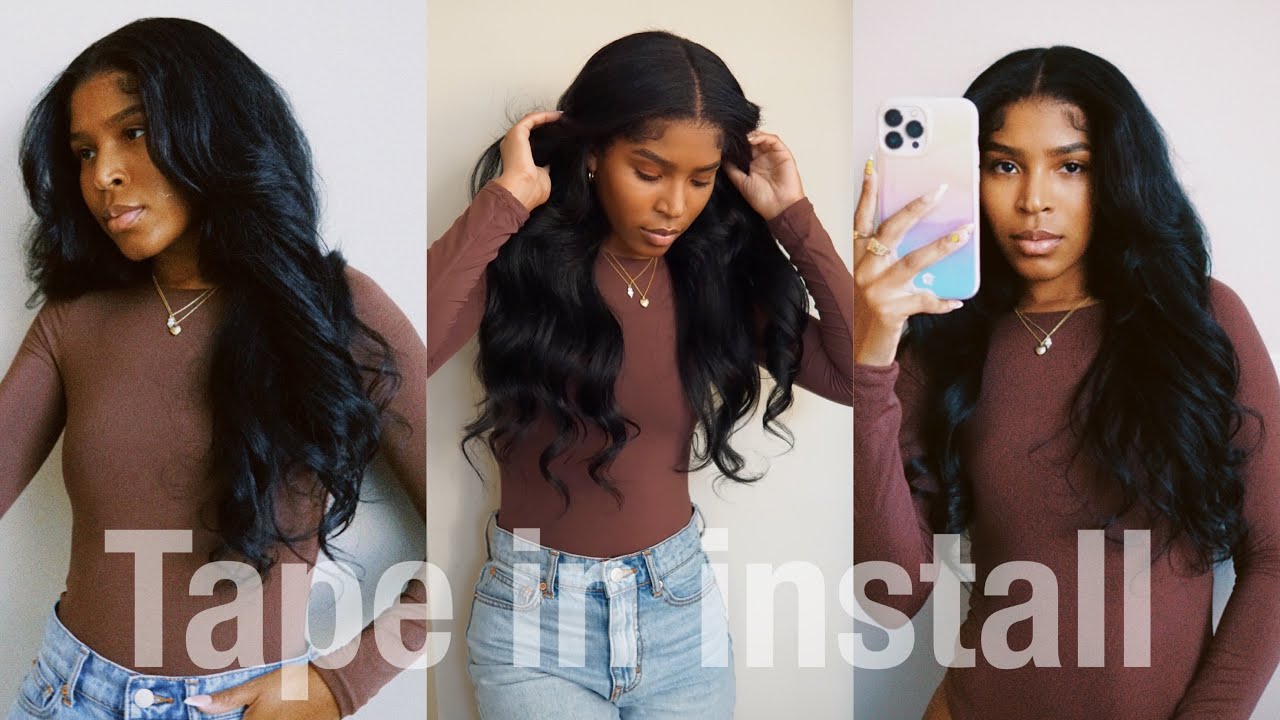 the-most-natural-tape-in-extensions-ywigs-kinky-straight-youtube