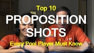 Top 10 PROPOSITION SHOTS - Bar Bets and Tricks all Pool Players Should Know