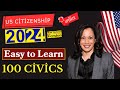 2024 Random 100 Civics Questions and Answers: US Citizenship Interview 2024 | uscis Easy Answer
