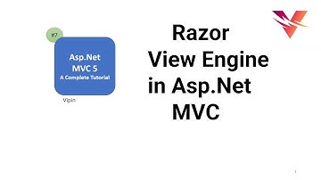 Razor View Engine in Asp.Net MVC | View Engine in MVC 5 | MVC Tutorial for Beginners in.Net C#