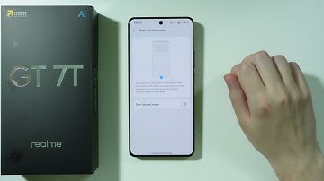 Realme GT 7T: Hoe de modus voor één hand in- en uitschakelen