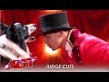 Lucas & Falco: The Dog Act SLAYS Simon Cowell's Favorite Movie | America's Got Talent 2019