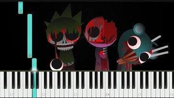 Incredibox Sprunki Phase 4 Sounds 👉 Piano Tutorial