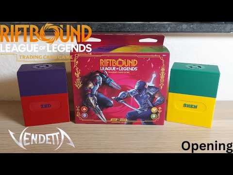 Riftbound Vendetta Zed vs. Shen Showdown Deck - Opening