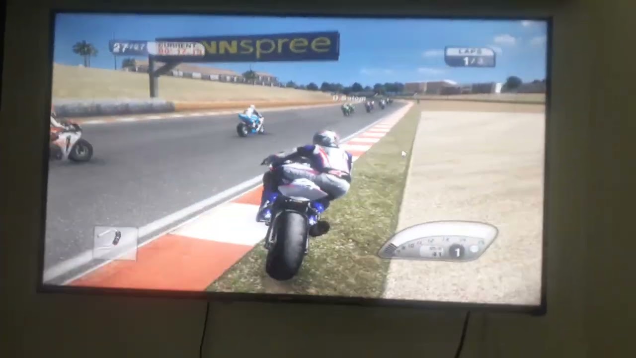 Ducati 1098 RS 09 Superbike in SBK09 Sports bike racing game.
