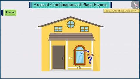 Area of combinations of plane figures | Part 1/3 | English | Class 10