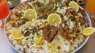 bariis biryani iyo hilib aad u macaan