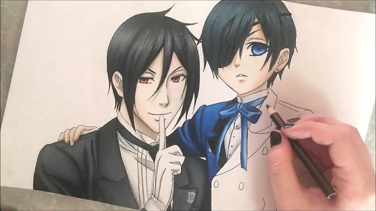 black butler ciel drawings