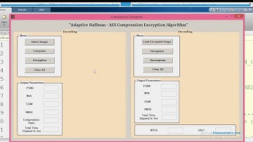 MATLAB code of image compression and Encryption using Adaptive Huffman and AES respectively.