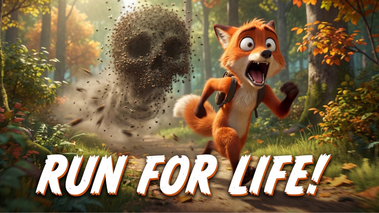 A foolish story - Fox and Bhimrul | English Fairy Talse | English  Moral Story