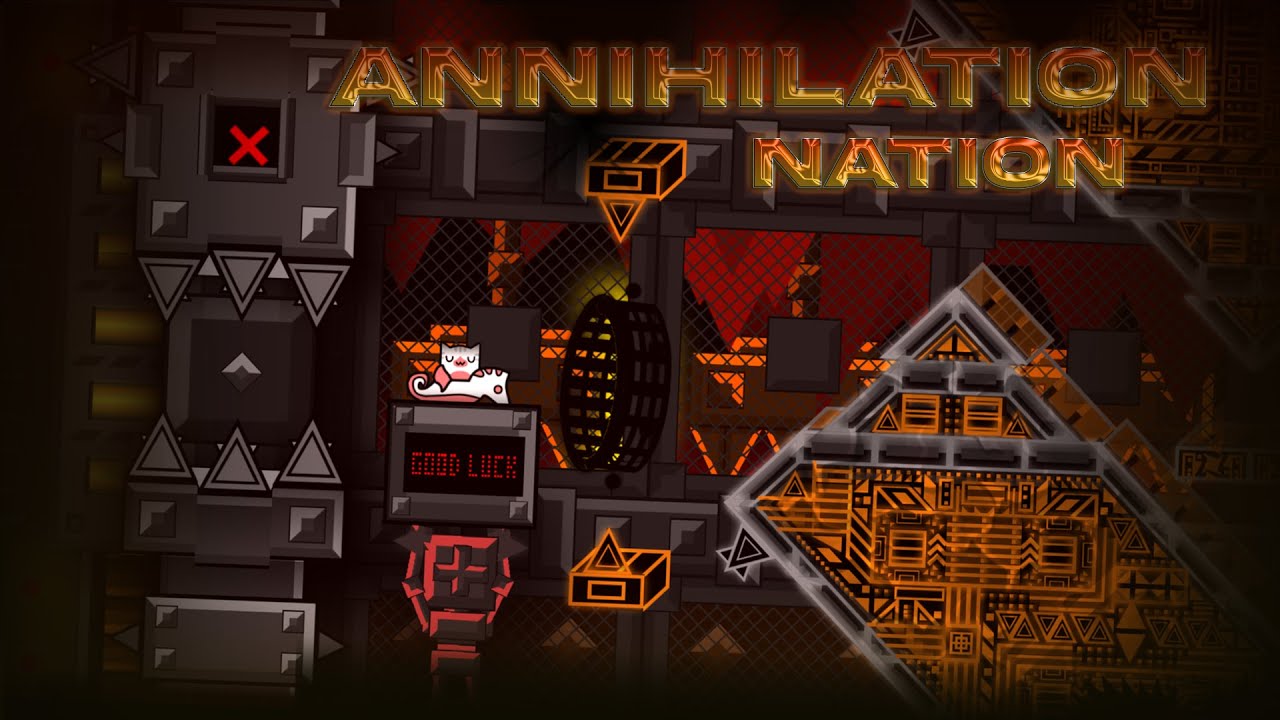 Annihilation Nation 100% // Zylenox // Geometry Dash - YouTube