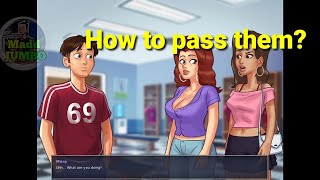 Summertime Saga update 0.20 gameplay | Pass Becca and Missy Easy tutorial screenshot 4