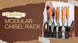 Oskool Modular Chisel Rack And Workshop Tool Organizer