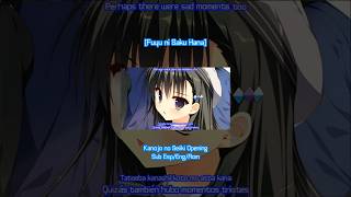 [Fuyu ni Saku Hana] Kanojo no Seiiki Opening Full Sub Esp/Eng/Rom #amv #amvedit #vn #anime #english