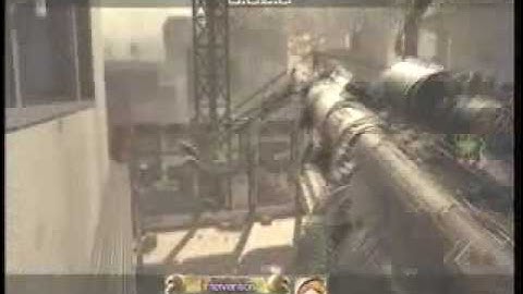 MW2: no scope  wallbang across map