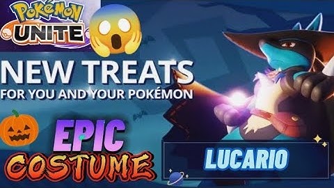 Costume Party LUCARIO - UNKILLABLE 💪 INSANE FIGHT‼️ - Pokemon Unite Gameplay