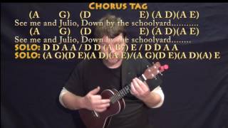 Video thumbnail of "Me and Julio Down By the Schoolyard (Paul Simon) Ukulele Cover Lesson - Chords/Lyrics"