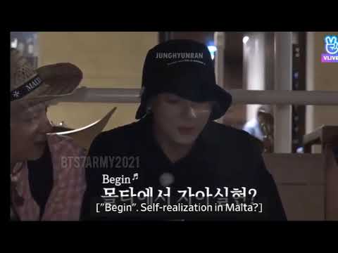 jungkook (BTS) busking on malta | bon voyage season 3 | lost stars ✨