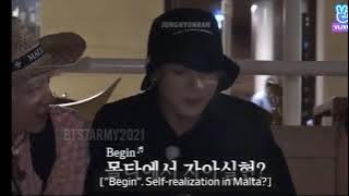 jungkook (BTS) busking on malta | bon voyage season 3 | lost stars ✨
