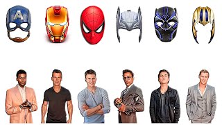 AVENGERS: Captain America, Iron Man, Spider Man, Thor, Black Panther, Thanos | Match Characters