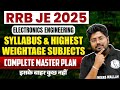 RRB JE 2025 | RRB JE ELECTRONIC SYLLABUS & PREPARATION STRATEGY 2025