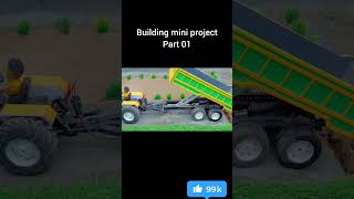DIY Mini Machines | Tractor, Truck &amp;Road Building Projects#DIYMiniProjects#viral #reels