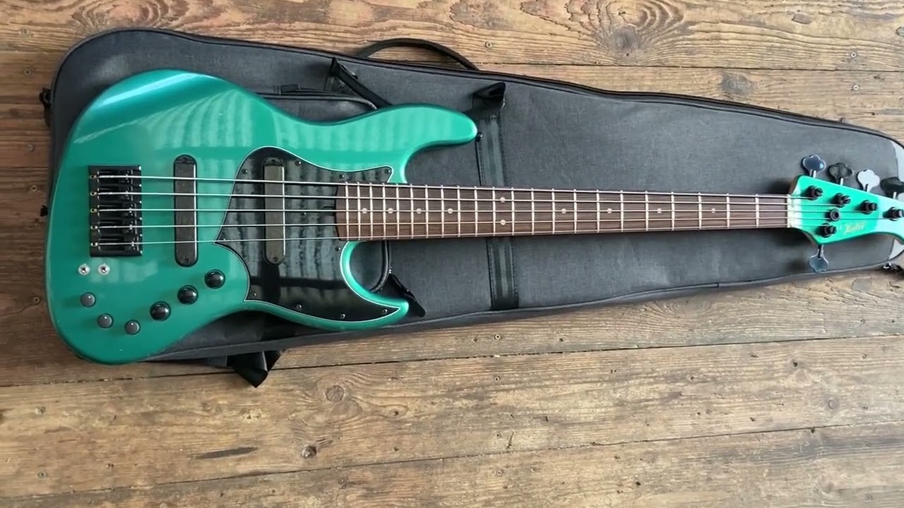 Xotic Bass XJ-1T 5str - Sherwood Green - YouTube