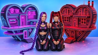 KPop Demon Hunters Makeover 🔥 Beauty Makeover and Room Transformation