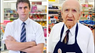 Man (93) Is Fired From Supermarket - Manager Turns Pale When He Finds Out Who He Is