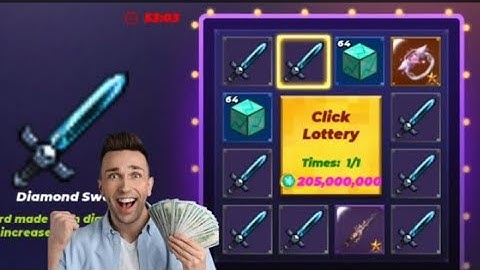 I Spin On Random Lottery Box How To Get Rich In Skyblock Blockman Go