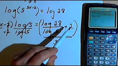 Solving Exponential Equations by Using Logarithms 143-5.5.1
