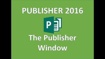 Publisher 2016 - Interface Tutorial - How to Use Microsoft Office for Beginners - MS Make a Brochure