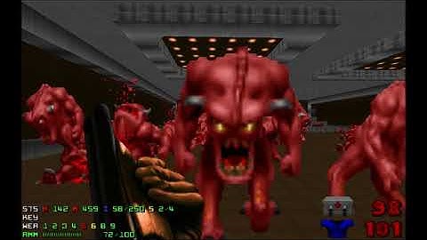 Doom 2 Zones of Fear Level 17 UV with 99.87% in 46:37 (Circle of death, commentary)