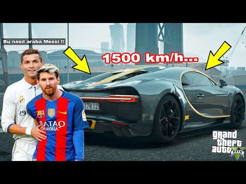 MESSİ RONALDO'YA DÜNYANIN EN HIZLI ARABASINI HEDİYE EDİYOR! - GTA 5