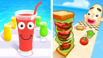 Juice Run vs Sandwich Runner #games #gaming #juicerun #sandwichrunner ep 4