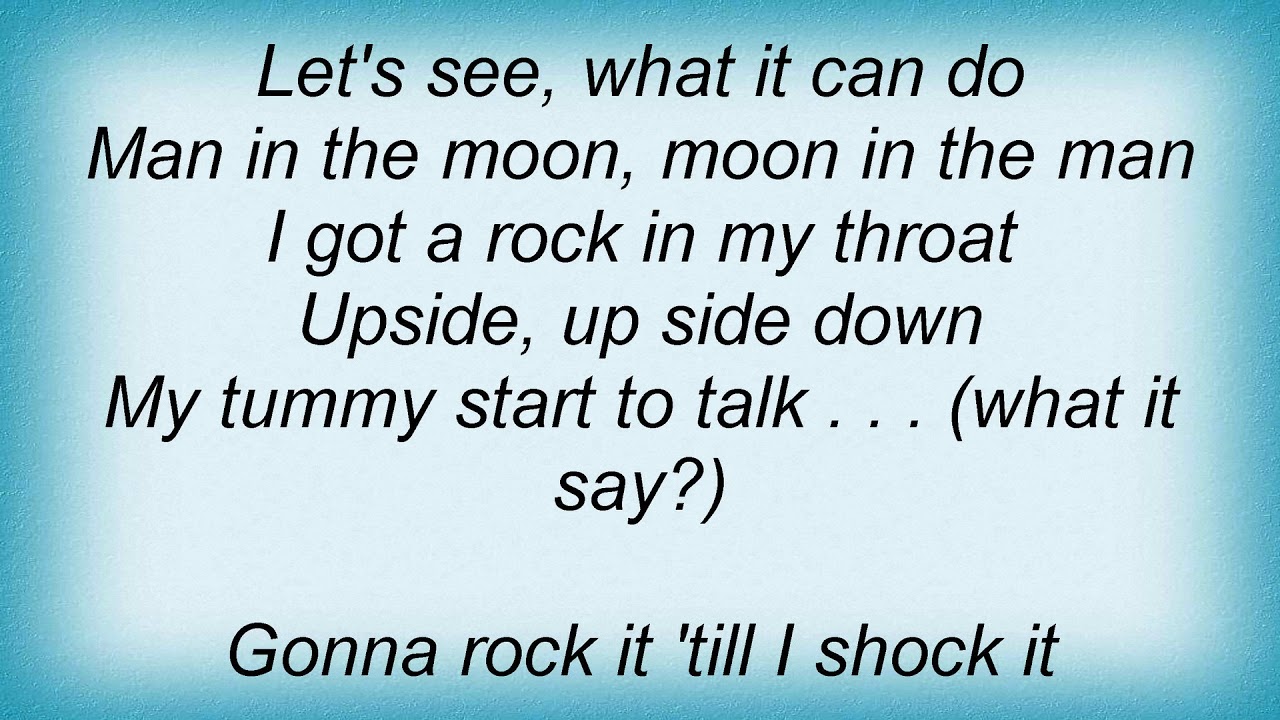 Talking Heads Moon Rocks Lyrics YouTube