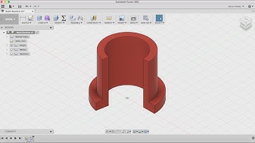 Fusion 360 Tutorial - Revolve sketch profile FF.E2