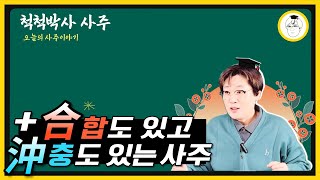 합(合)도 있고 충(沖)도 있는 사주