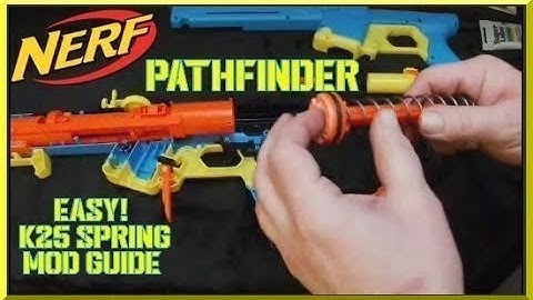NERF RIVAL PATHFINDER K25 Spring Mod, Chrono & Accuracy Test