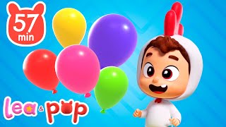 Los globitos de colores Aprende con los globos de Pop  Vídeos educativos de Lea y Pop