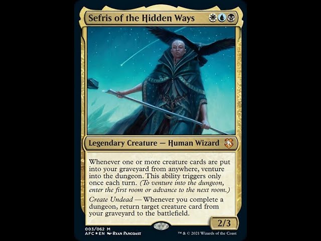 sefris of the hidden ways mtg commander deck Adventures in Forgotten Realms the Commander Combo Box for Magic: The Gathering return target creature card from your graveyard to the battlefield. Sefris of the Hidden Ways