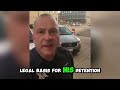 Walking On The Road? – Police Backed Pressured Him, Then Walked Away