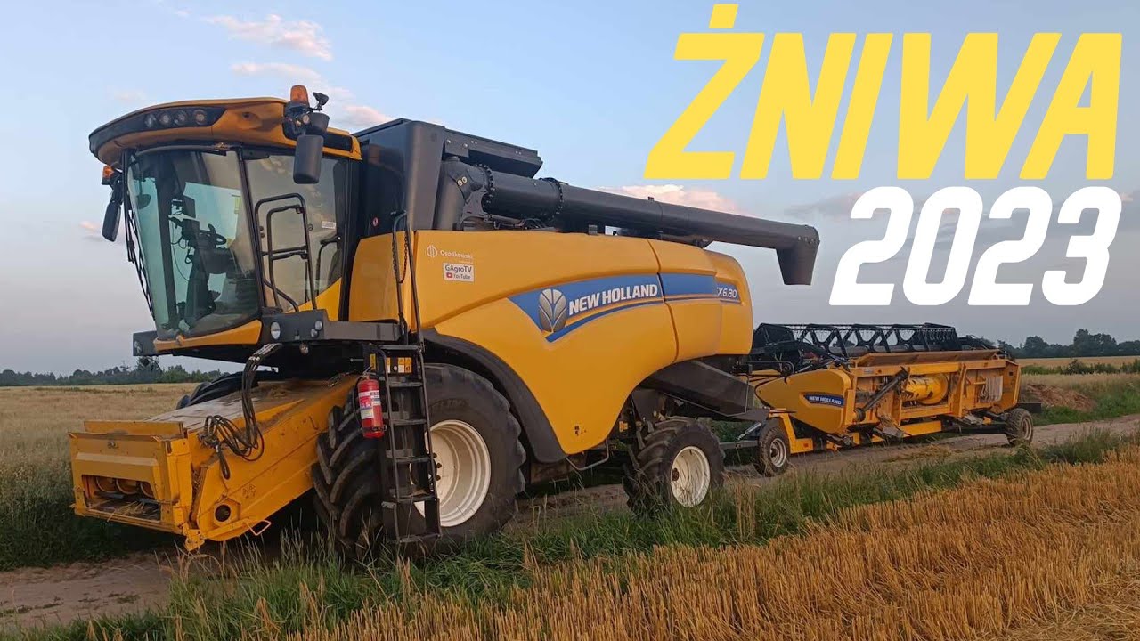 Zaczynamy żniwa 2023 | Jęczmień pod kosę | New Holland CX6.80