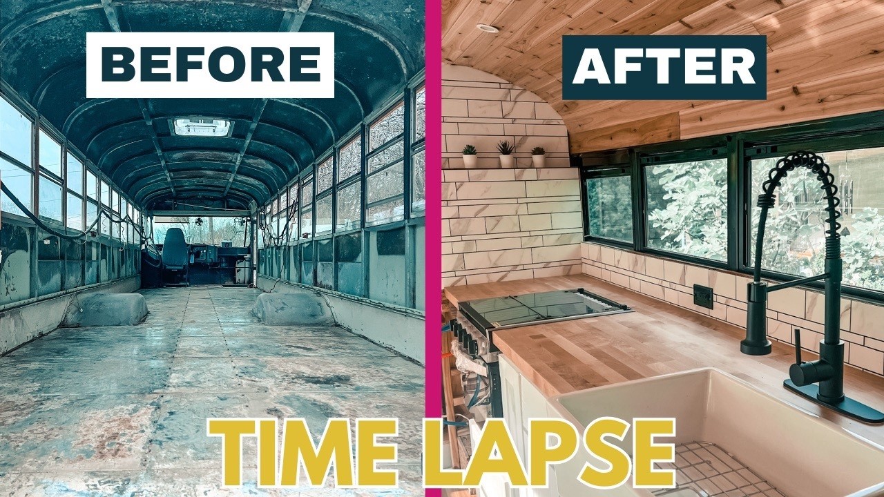🛠️ Building our DREAM HOME from a converted SCHOOL BUS PROJECT 🚌