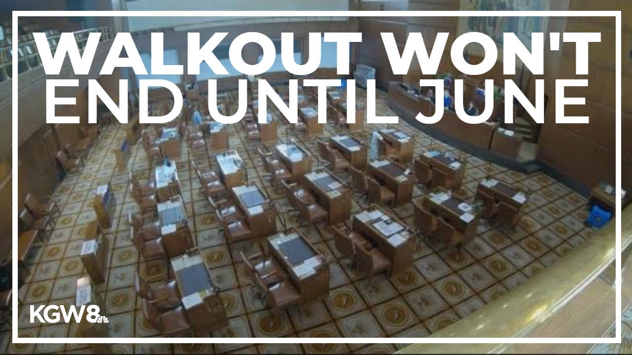 Oregon Senate Republicans pledge to return on final session day