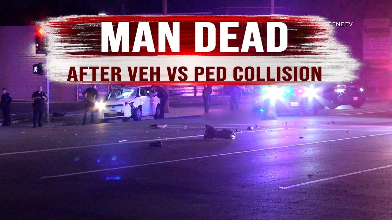 Man Pronounced Dead After Vehicle vs Pedestrian Collision - YouTube
