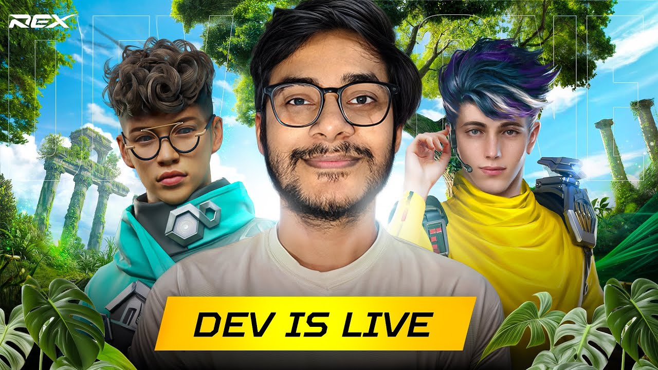 Free Fire LIVE🔴 - DEV ALONE IS BACK - Rank Push 💥 Road to MASTER 👑